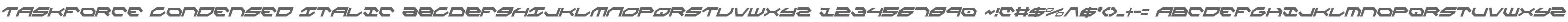 Taskforce Condensed Italic