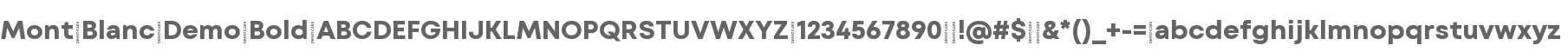 Mont Blanc Demo