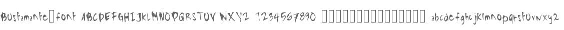 Bustamante_font