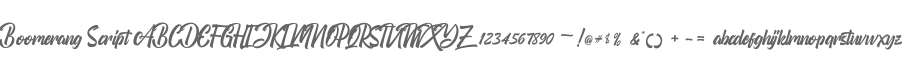 Boomerang Script