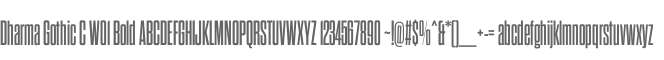 Dharma Gothic C W01 Bold