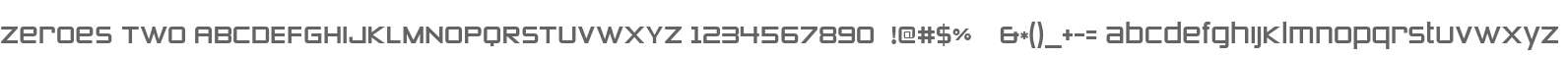 Zeroes Two
