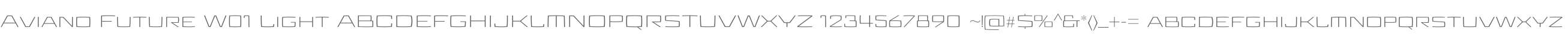 Aviano Future W01 Light