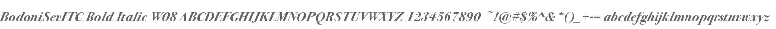 BodoniSevITC Bold Italic W08
