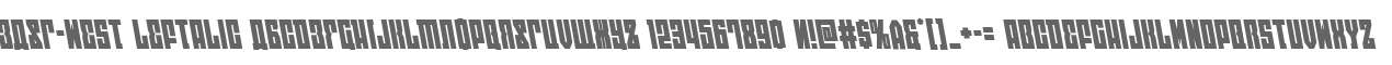 EAST-west Leftalic