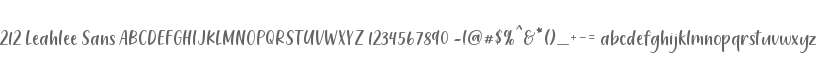 212 Leahlee Sans