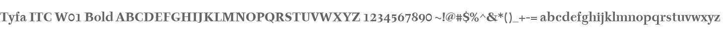 Tyfa ITC W01 Bold