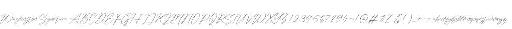 Washington Signature