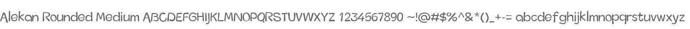 Alekan Rounded Med