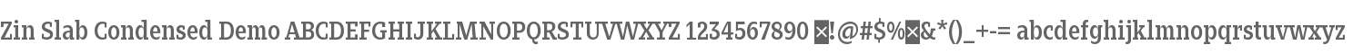 Zin Slab Cond