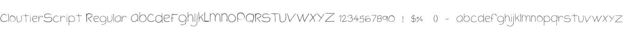 CloutierScript Regular