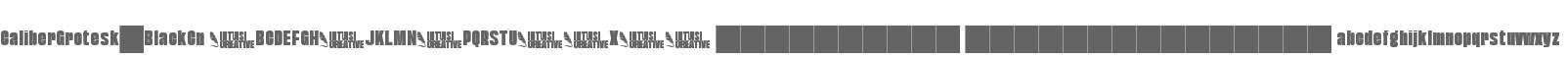 Caliber Grotesk Cond