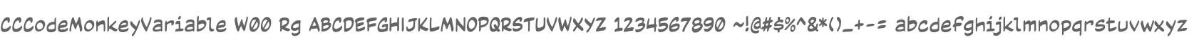 CCCodeMonkeyVariable W00 Rg