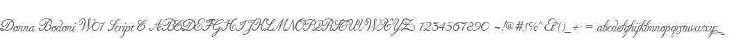 Donna Bodoni W01 Script C