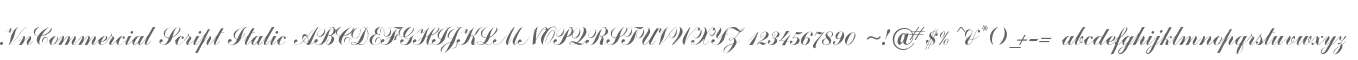 .VnCommercial Script Italic
