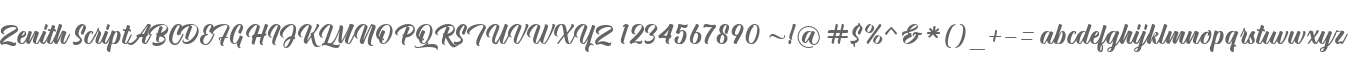 Zenith Script