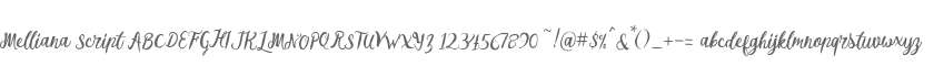 Melliana Script
