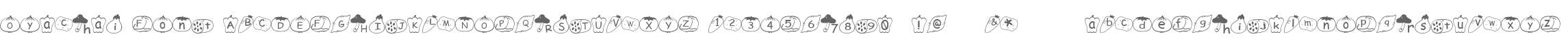Oyachai Font