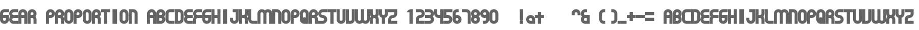 Gear Proportion