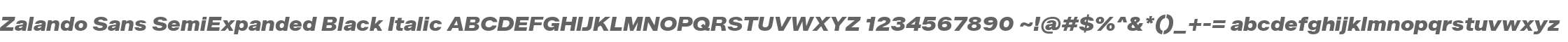 Zalando Sans SemiExpanded Black