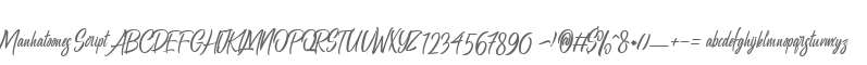 Manhatoones Script