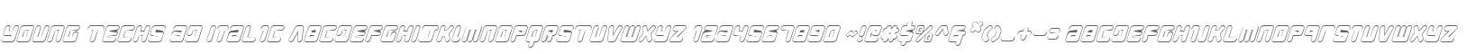 Young Techs 3D Italic