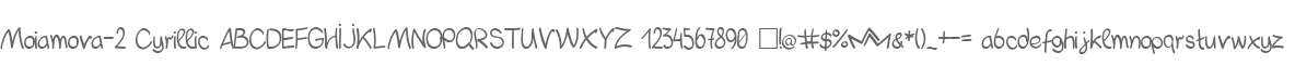 Moiamova-2 Cyrillic