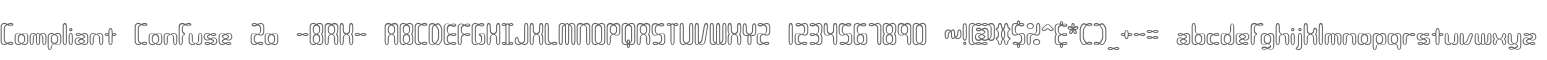 Compliant Confuse 2o -BRK-