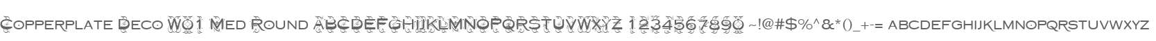 Copperplate Deco W01 Med Round