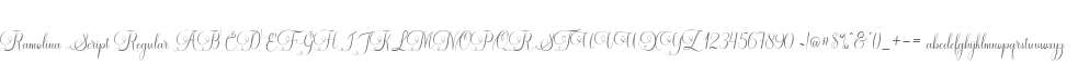 Ramolina Script