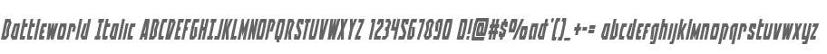 Battleworld Italic