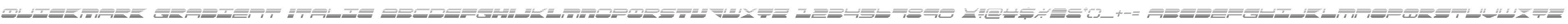 QuickMark Gradient Italic