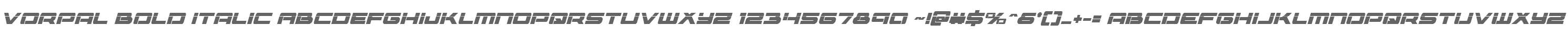 Vorpal Bold Italic