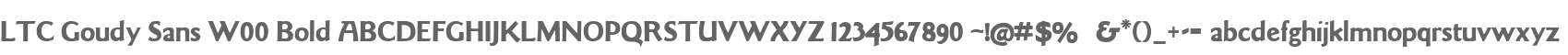 LTC Goudy Sans W00 Bold