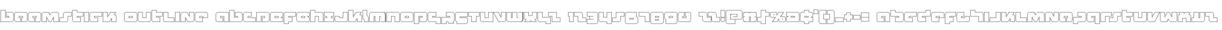 Boomstick Outline