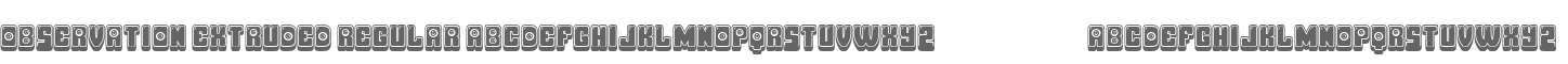 Observation Extruded Regular