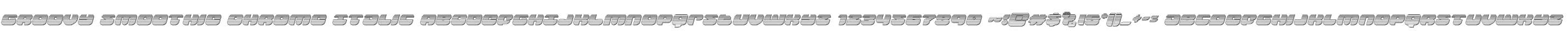 Groovy Smoothie Chrome Italic