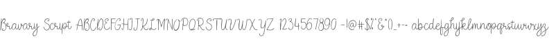 Bravary Script
