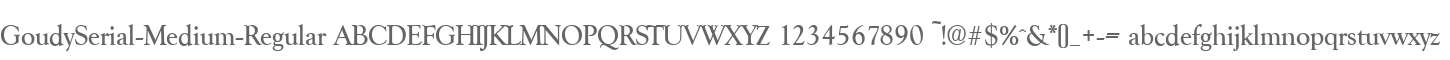 GoudySerial-Medium-Regular