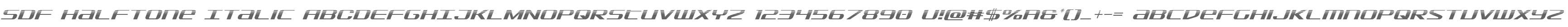 SDF Halftone Italic