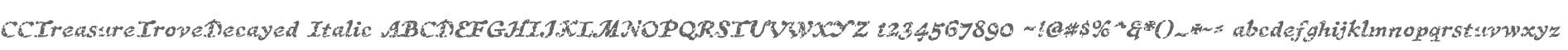 CCTreasureTroveDecayed Italic