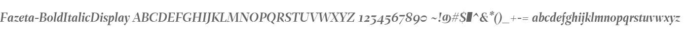 Fazeta-BoldItalicDisplay