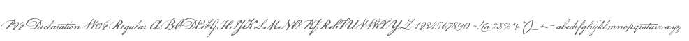 P22 Declaration W02 Regular