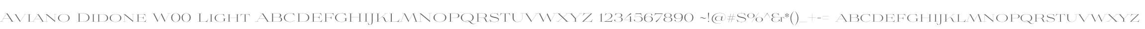 Aviano Didone W00 Light