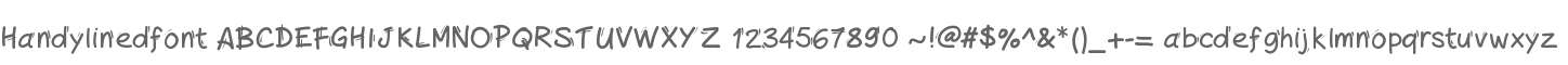 Handylinedfont
