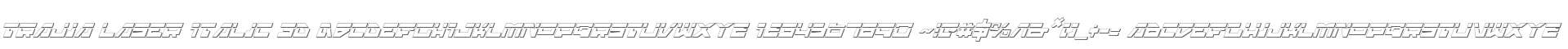 Trajia Laser Italic 3D