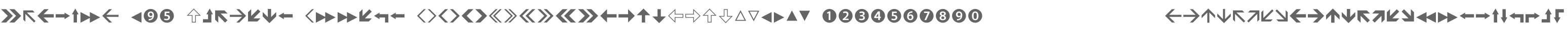 Leitura W95 Symbols Arrows