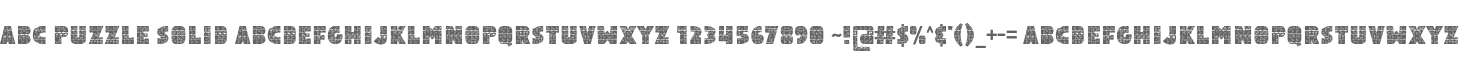 Abc Puzzle Solid