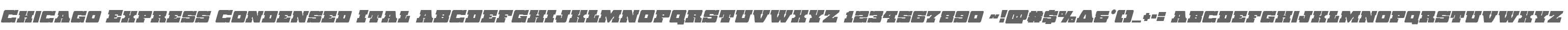Chicago Express Condensed Ital