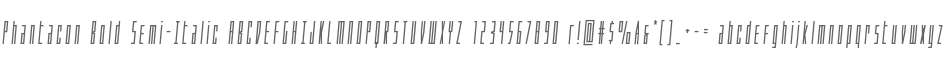 Phantacon Bold Semi-Italic